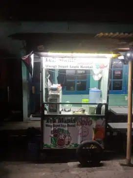 Dijual gerobak teh solo
