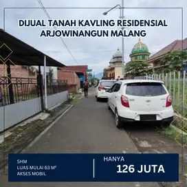 Tanah Kavling Murah Arjowinangun Malang Dekat Pasar Gadang