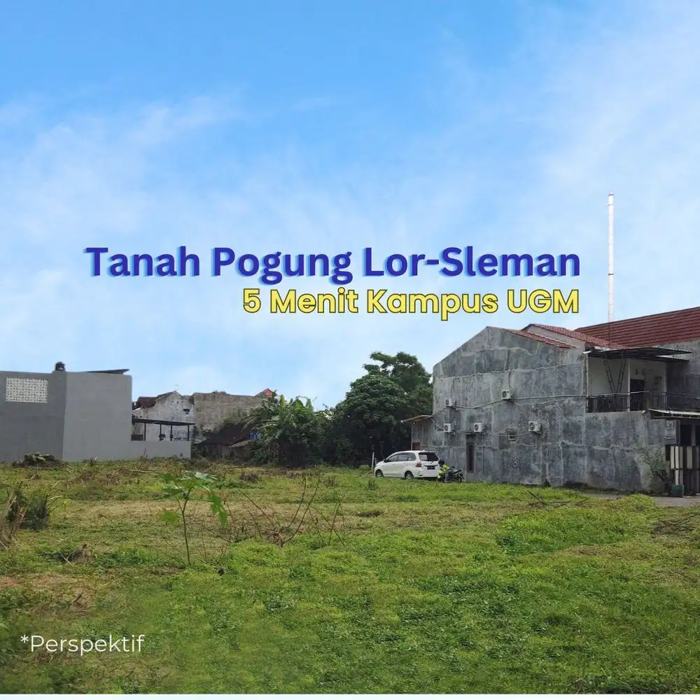 Dijual Tanah 5 Menit UGM, Pandega Jogja