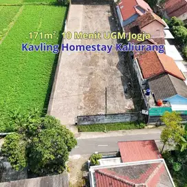 Tanah Hook Jl. Damai, 171m², 6jt-an/m², Cocok Villa