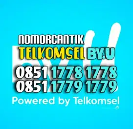 (bisa COD) Nomor CANTIK Kartu TELKOMSEL By.U HOKI DOBEL ABCD 1779 #1