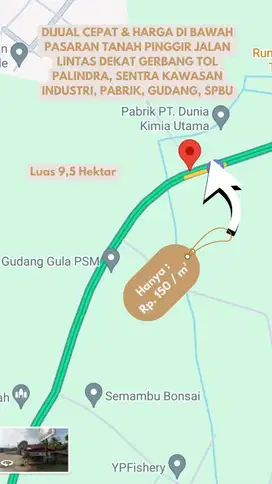 Jual tanah murah di Indralaya