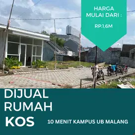 Dijual Rumah Kos Samping Apartemen Begawan Malang