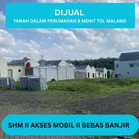 Dijual Tanah Dalam Perumahan 10 menit tol malang
