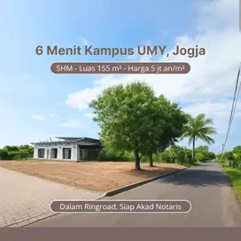 Tanah dekat Malioboro dijual cepat,SHM P unit dekat Kampus