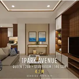 Apartemen 1Park Avenue Tower Queen Low Floor 2BR+ Studyroom