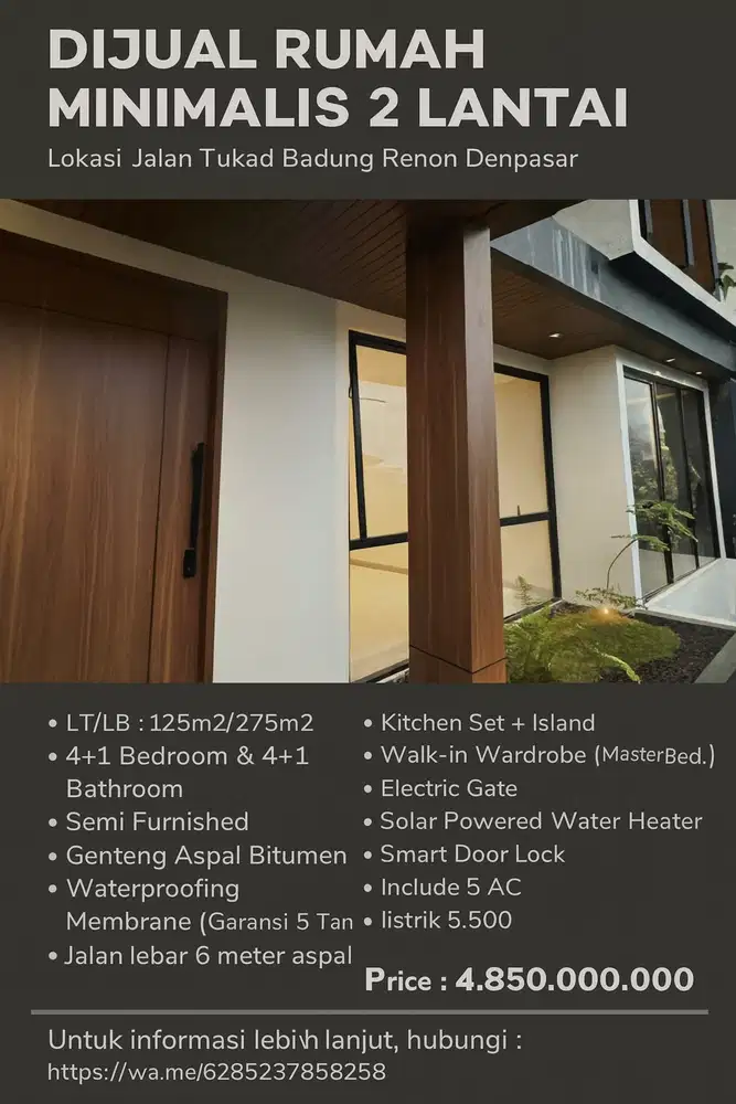 DIJUAL RUMAH LUXURY DI RENON