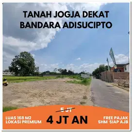 Dekat Bandara Adisutjipto, Kapling Perumahan SHM AJB Notaris