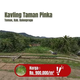 Tanah cocok villa wates shm view sawah