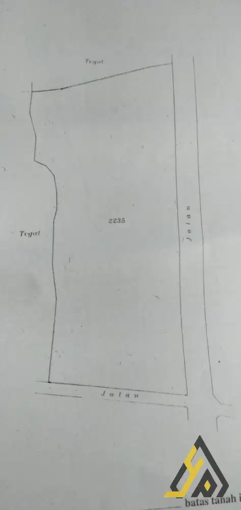 Dijual Lahan Strategis di Gunung kidul Yogyakarta luas 8697m BU!
