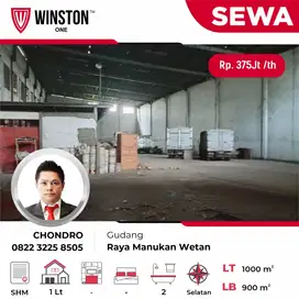Disewakan gudang di Tandes di Manukan di Surabaya barat