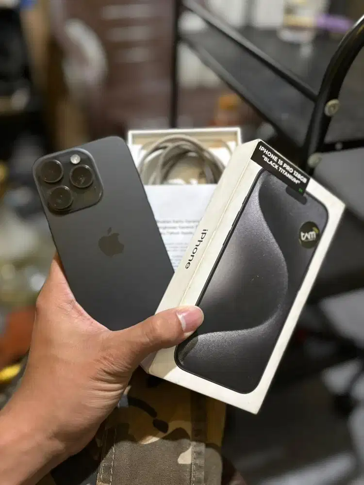iPhone 15 pro 128 second iBox murah