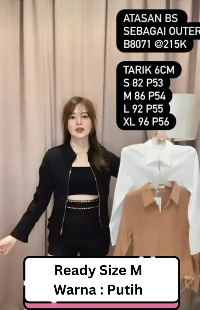 Kemeja Outer Korea
