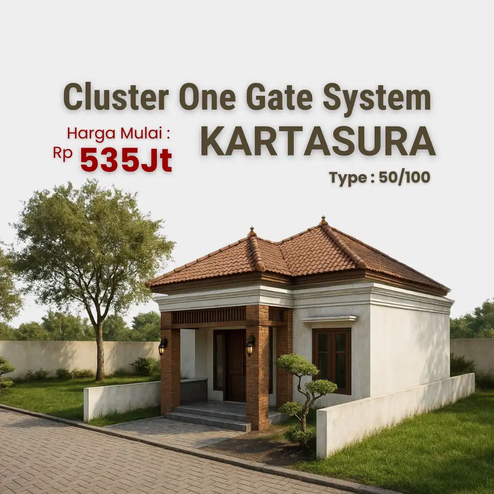 Cluster One Gate System Kartasura – Hunian Eksklusif Dekat Solo Kota