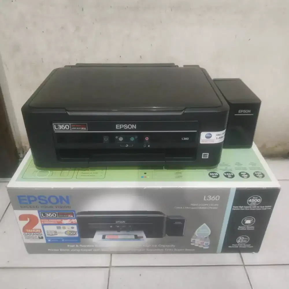 Epson L360 All In One Kondisi Normal Siap Pakai Masih Segel Utuh Epson