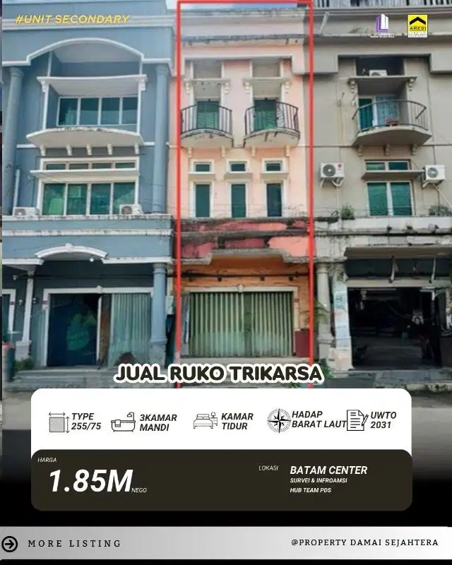 Dijual Cepat Ruko Trikarsa Pasir putih