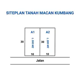 Tanah Kavling Demang SHM Dekat Jalan Raya: SHM