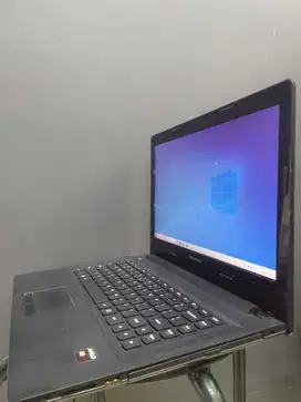 Laptop lenovo slim amd a8 ram 8gb vga amd radeon siap pakai