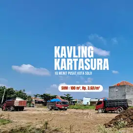 10  Menit Pusat Kota Solo, Row Jalan Lebar 6 meter : SHM