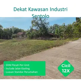 Dekat Kawasan Industri Sentolo Jogja: Tanah Murah  Murah