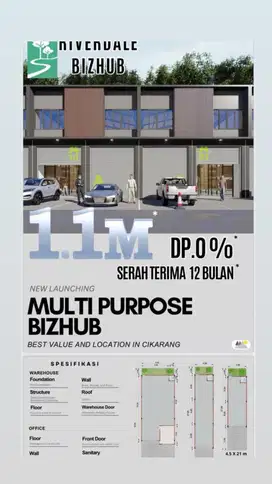Ruko multiguna Riverdale Bizhub