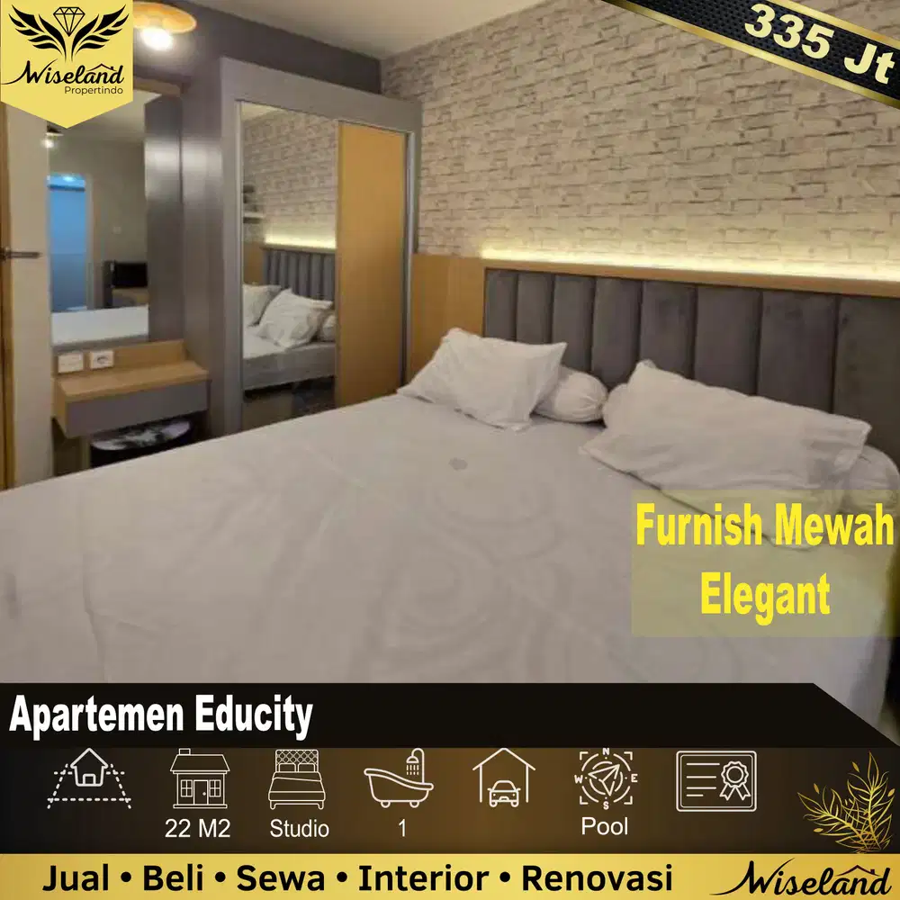 Dijual Apartemen Educity Surabaya