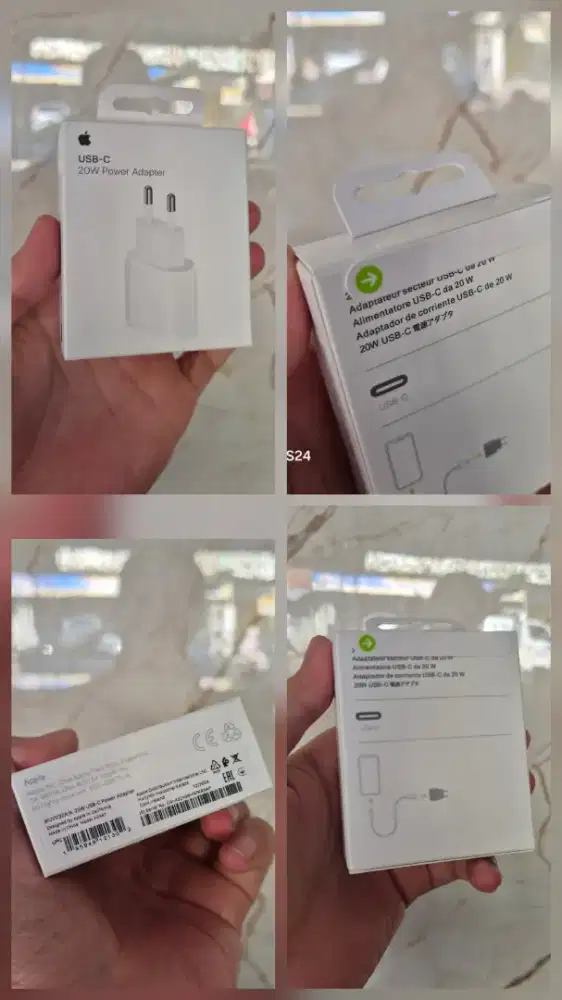 Apple Adapter Ori 20W - USB C | New | Baru