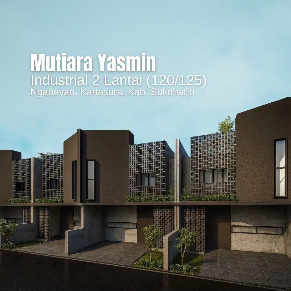Dekat Pusat Kota Solo - Industrial 2 Lt 120/125 Lengkap Private Pool