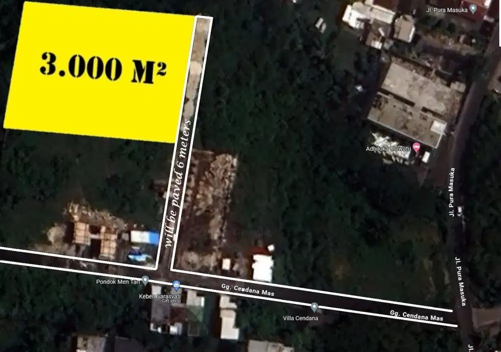 LAND 30 ARE UNGASSAN