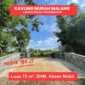 Jual Kavling SHM Malang Lokasi Nyaman & Tenang