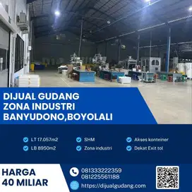 Tanah Industri Murah di Boyolali 17.057m² SHM, Zona Industri,
