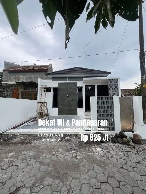 Rumah cantik limasan baru barat kampus UII