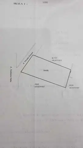 Dijual Tanah Tengah Kota Strategis Dekat Tol di Pasirkoja