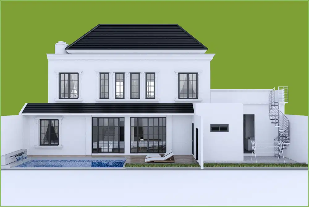 Rumah Private Pool 6 Km ke Kampus UIN Mini Cluster 300 m ke Jl Jogja S