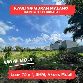 Tanah SHM 75 m² Joyoagung Dekat UMM dan Thursina