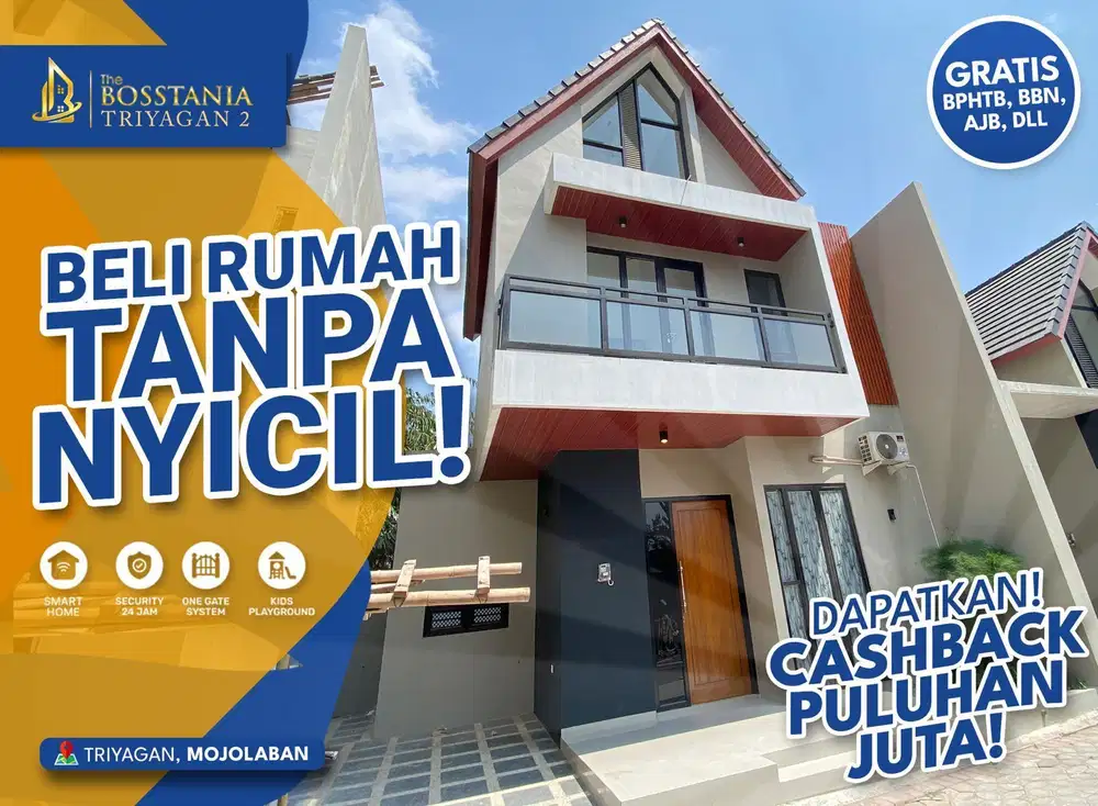BU Rumah Eksklusif 2 Lantai Dekat Kampus UNS & Kota Solo