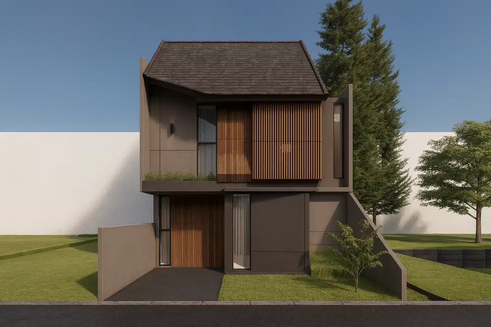 Rumah 2 Lantai godean Type 90 Mangku Jalan Aspal