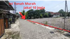 Tanah Kaliurang Km 10, Dekat Pasar Gentan & Stadion Maguwo Jogja