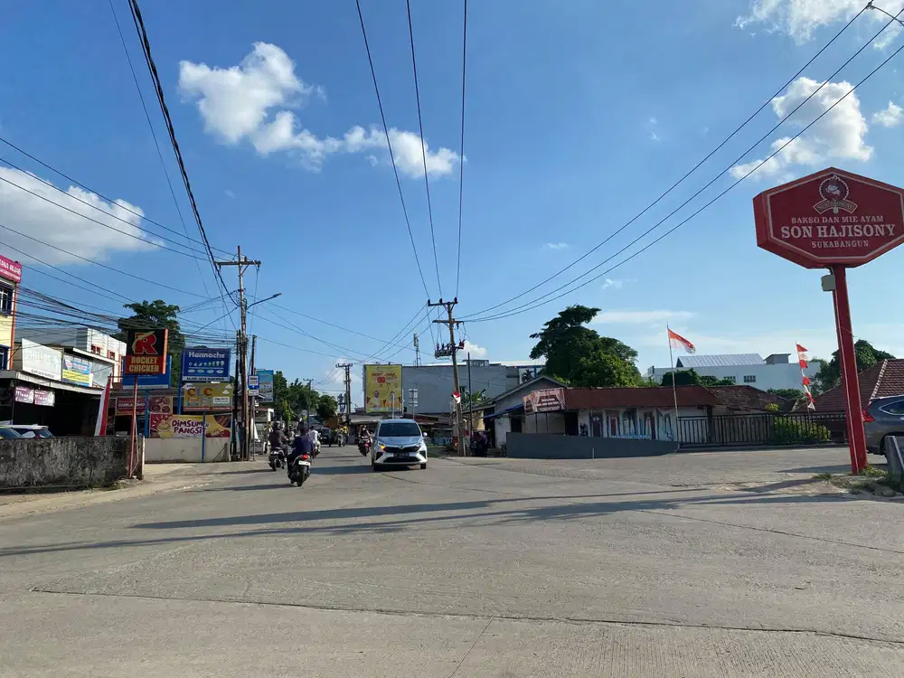 Tanah di Simpang Y Sukabangun Depan Bakso Sony: SHM