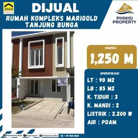 DIJUAL RUMAH DITANJUNG BUNGA DIKOMPLEKS PERUMAHAN MARIGOLD