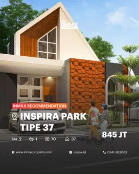 RUMAH BARU INSPIRA PARK,BLIMBING MALANG,TENGAH KOTA,BEBAS BIAYA
