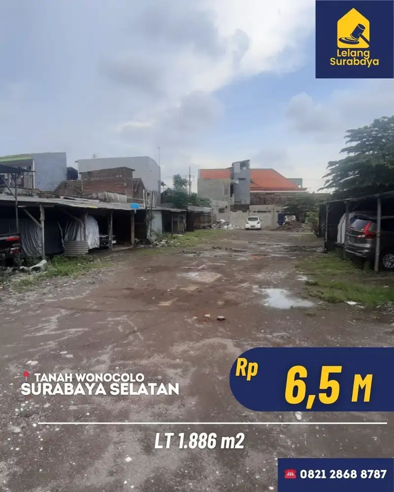 Tanah Surabaya  Wonocolo Pabrik Kulit