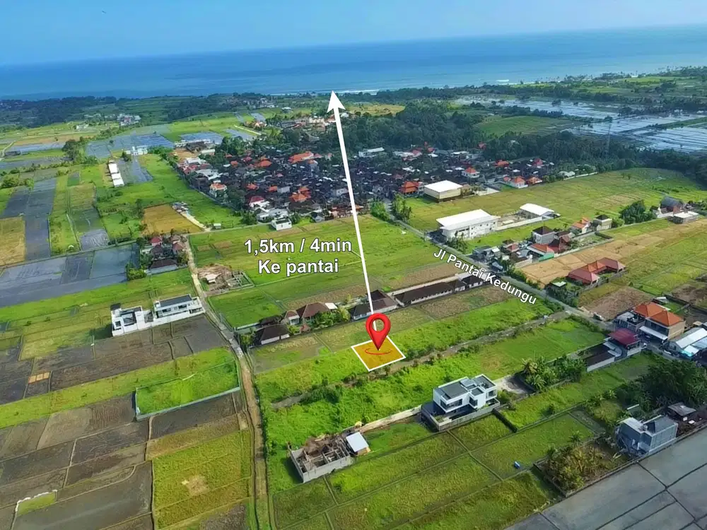 Tanah Akses dekat ke Pantai Kedungu di Kediri Tabanan Bali