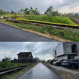 Luas 226 m2; Tanah Jl Kaliurang Km 10 VIew Sawah