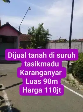 Dijual tanah strategis di suruh tasikmadu Karanganyar