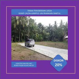 Lahan Jl. Wates-Jogja KM 9: Cicil 12X