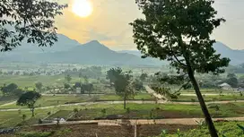 Promo Kavling dengan pemandangan pegunungan, bukit dan hamparan sawah