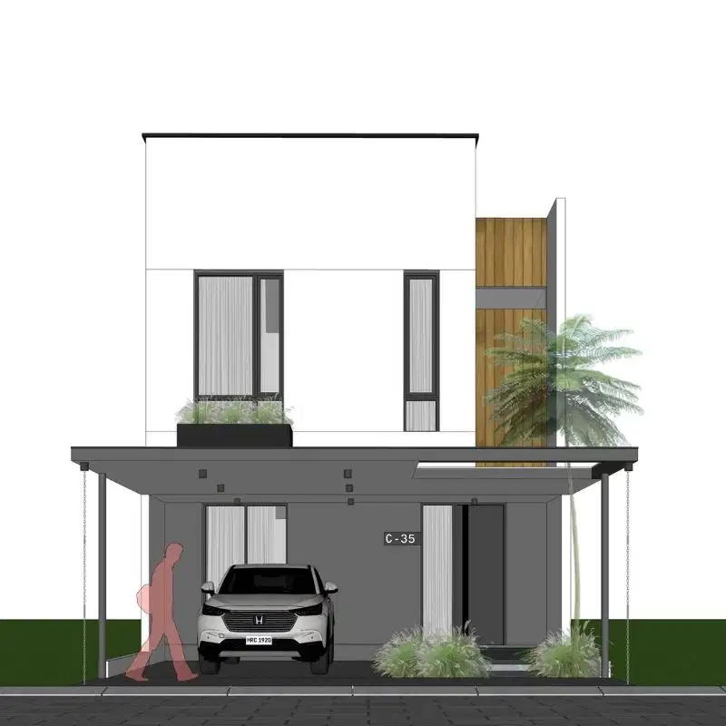 Rumah Luas 100 di Suhat Borobudur Blimbing Patung Pesawat Kampus UB