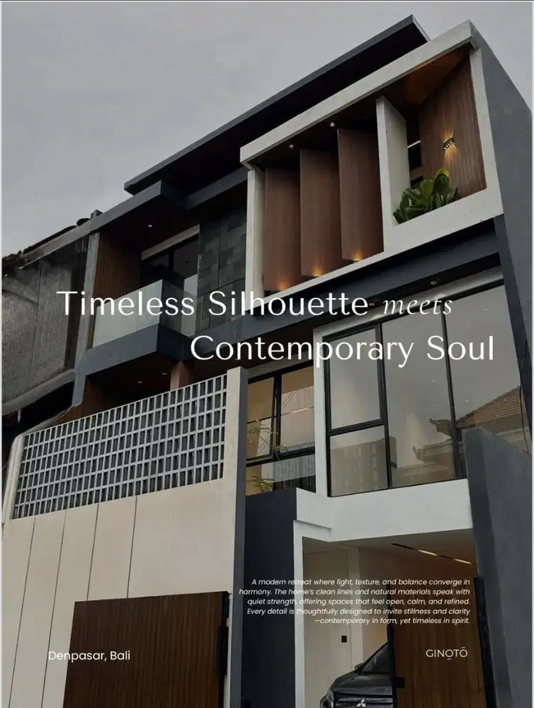 Rumah Semi Villa Modern Minimalis Tukad Badung Renon Denpasar Bali