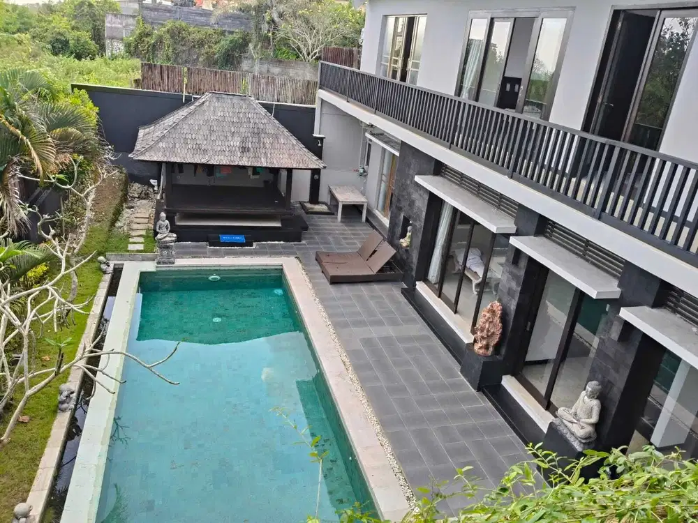 dijual villa lantai 3 ocean view lokasi ungasan